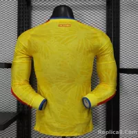 2026 Colombia Home World Cup Jersey Player Version Long Sleeve - view 3