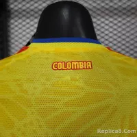 2026 Colombia Home World Cup Jersey Player Version Long Sleeve - view 4