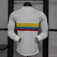 2024 Colombia 100th White Anniversary Jersey Player Version Long Sleeve - view 3