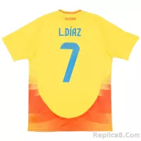 2024 Colombia L.DÍAZ #7 Home Jersey Copa America - view 1