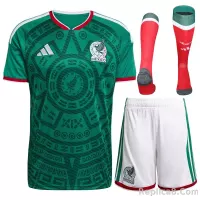 2026 Mexico World Cup Home Soccer Full Kit Jersey+Shorts+Socks - view 1