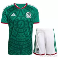 2026 Mexico World Cup Home Soccer Full Kit Jersey+Shorts+Socks - view 4