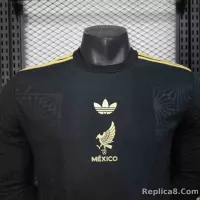 25-26 Mexico black Special Player Version Jersey Long Sleeve - view 4