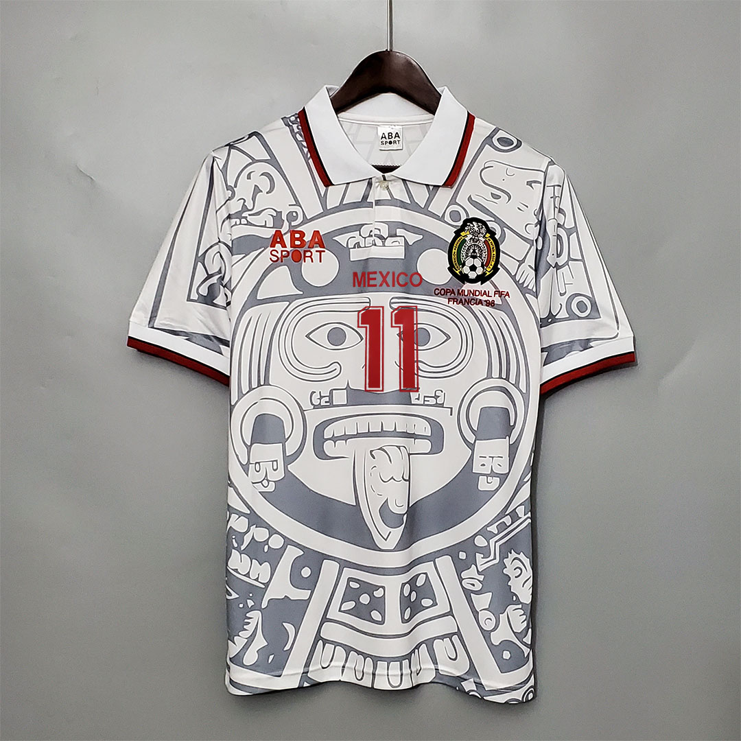 1998 Mexico World Cup Away Retro Jersey - gallery