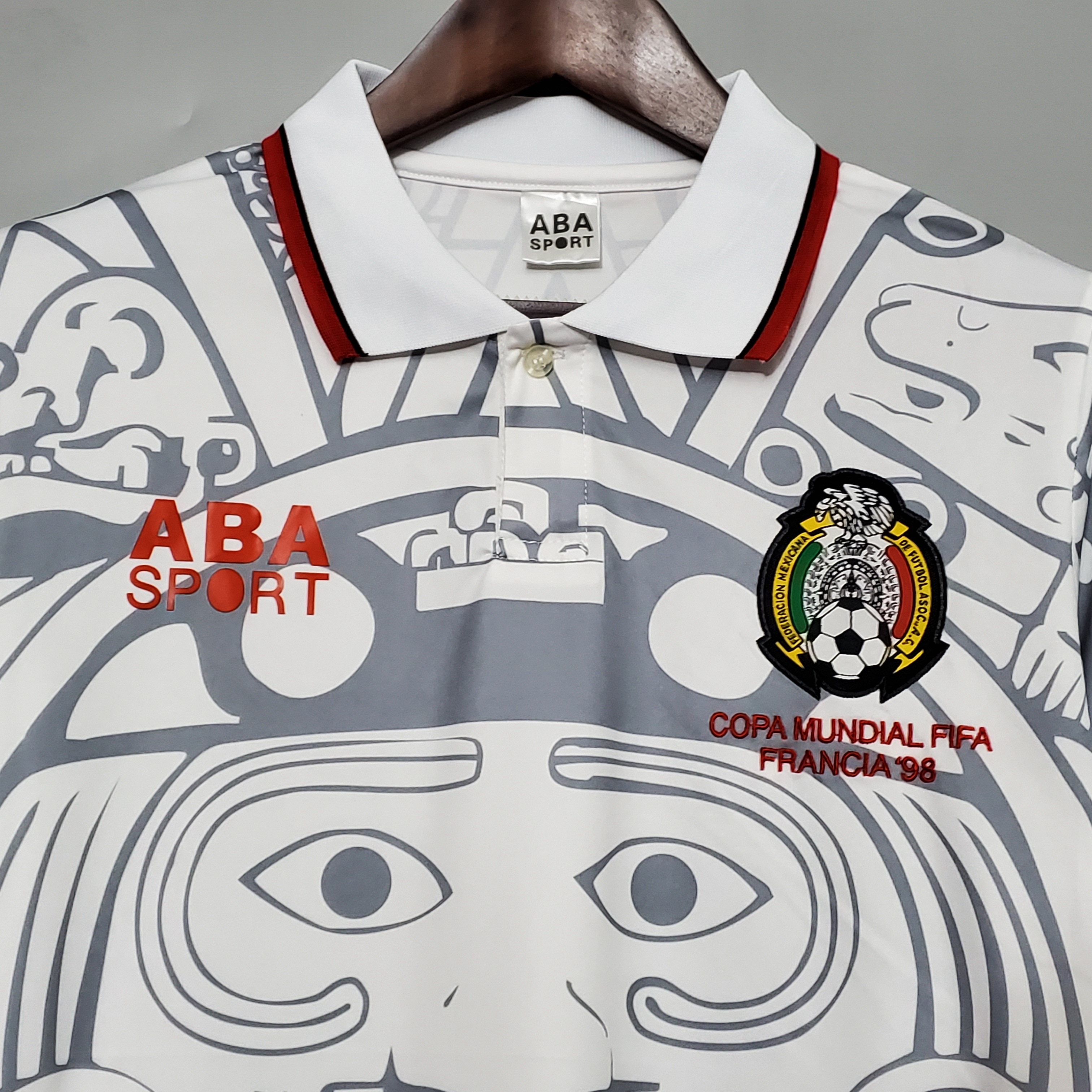 1998 Mexico World Cup Away Retro Jersey - gallery