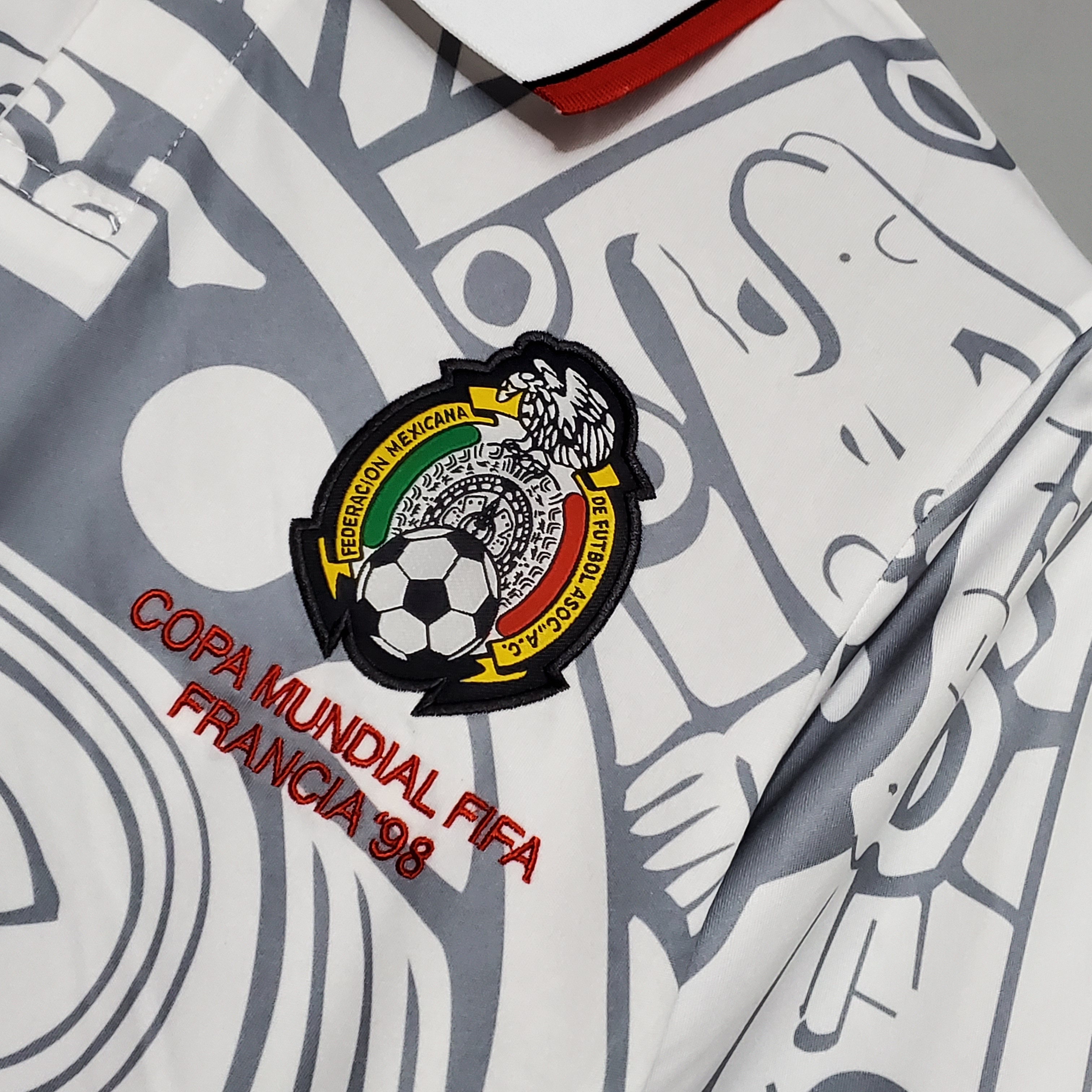 1998 Mexico World Cup Away Retro Jersey - gallery