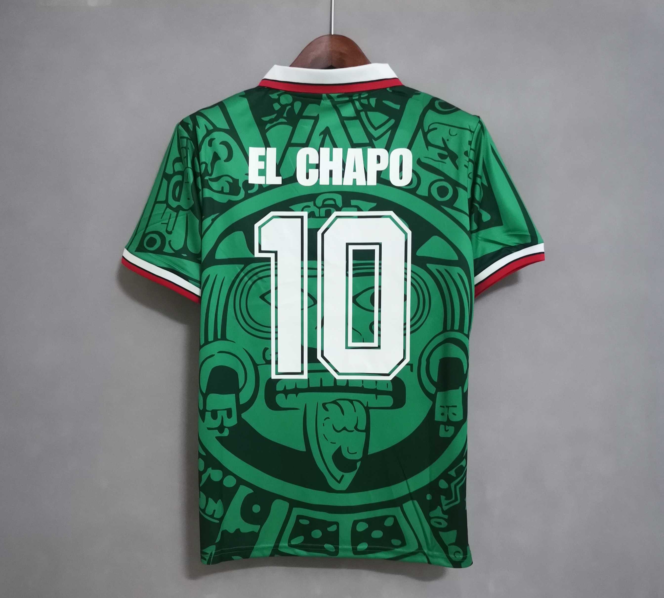 1998 Mexico World Cup Home Retro Jersey - gallery