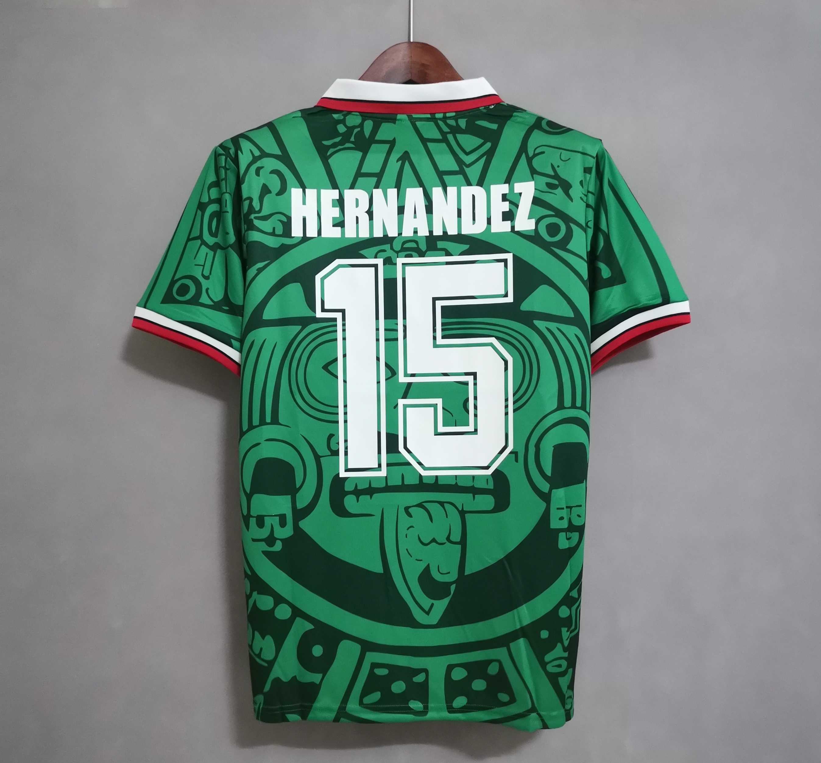 1998 Mexico World Cup Home Retro Jersey - gallery