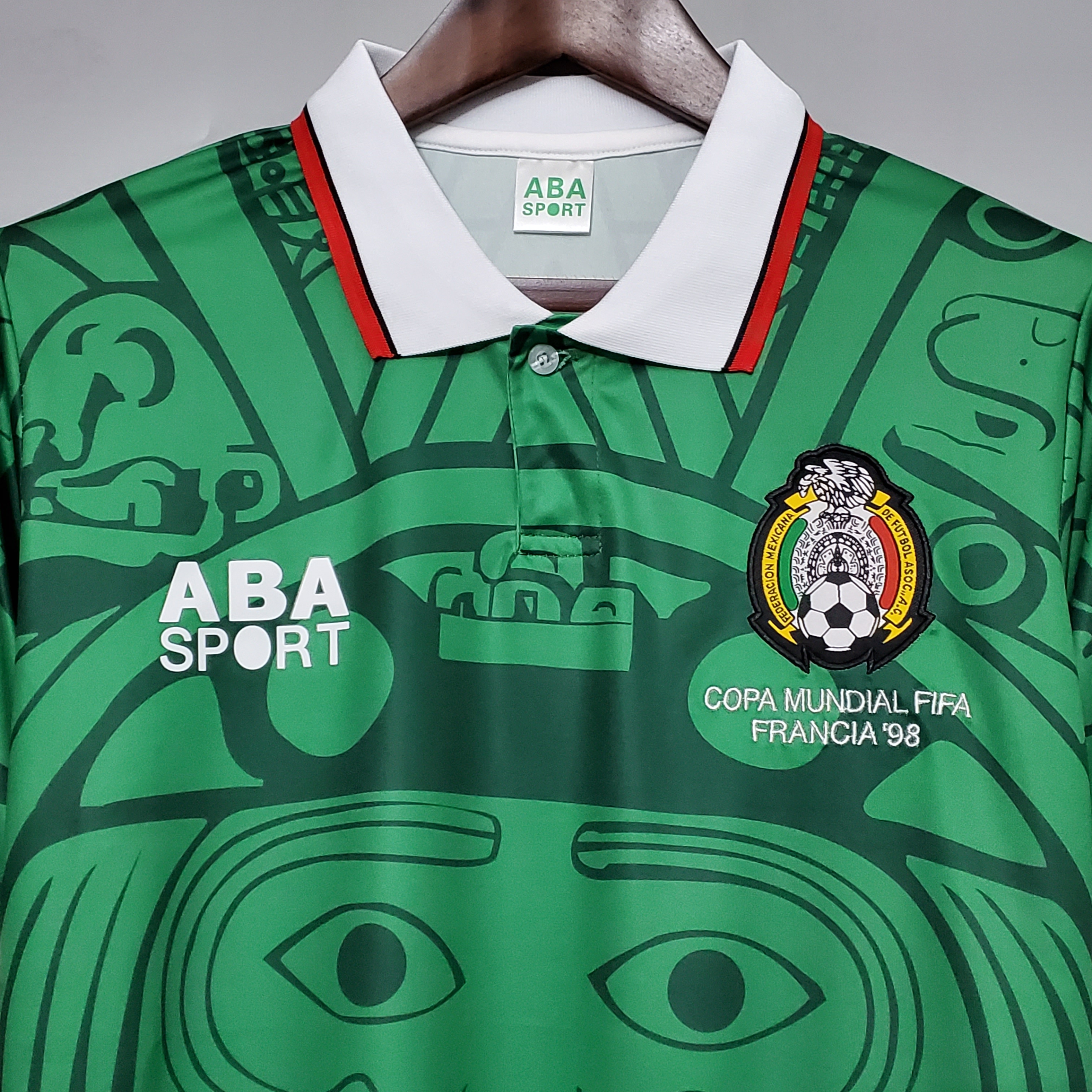 1998 Mexico World Cup Home Retro Jersey - gallery
