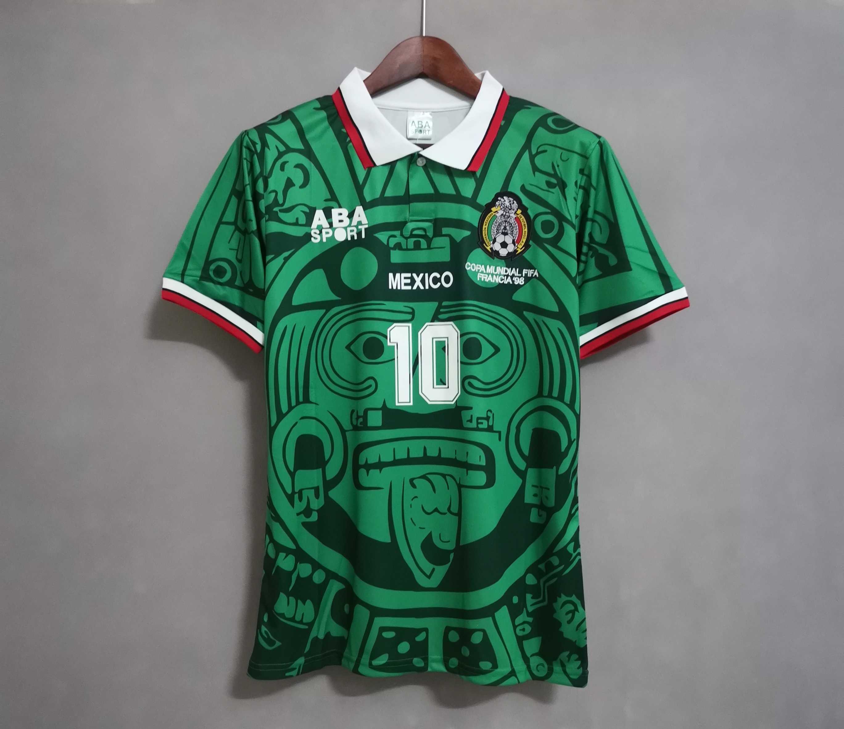 1998 Mexico World Cup Home Retro Jersey - gallery