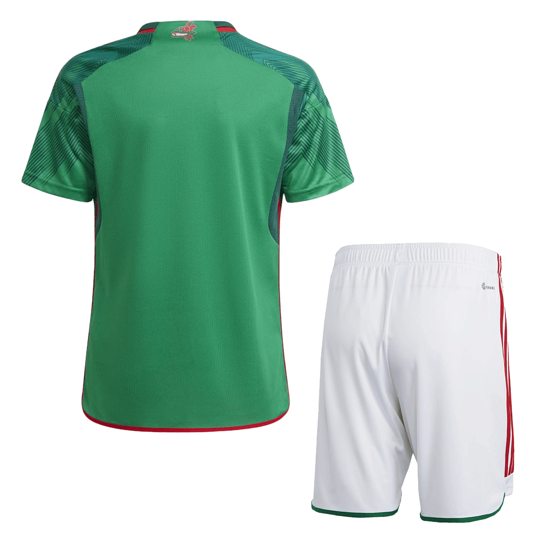 2022 Mexico World Cup Home Kit Jersey+Shorts - gallery