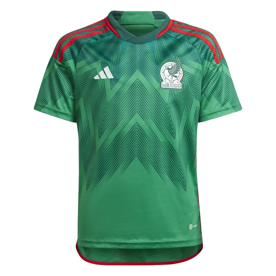 2022 Mexico World Cup Home Kit Jersey+Shorts - gallery