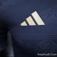 2023 Algeria Black Player Version Cheap Football Kit - view 4