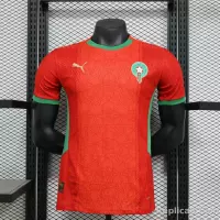 25-26 Morocco Home Soccer Jersey Player Version - view 1