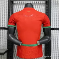 25-26 Morocco Home Soccer Jersey Player Version - view 3