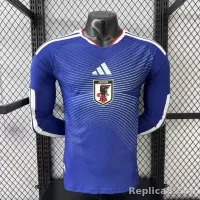 2026 Japan World Cup Home Soccer Jersey Player Edition Long Sleeve - view 1