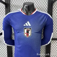 2026 Japan World Cup Home Soccer Jersey Player Edition Long Sleeve - view 12
