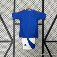 2024 Italy Euro Cup Home Kids Kit Jersey+Shorts - view 3