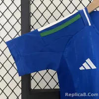 2024 Italy Euro Cup Home Kids Kit Jersey+Shorts - view 5