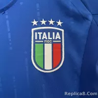 2024 Italy Euro Cup Home Kids Kit Jersey+Shorts - view 8