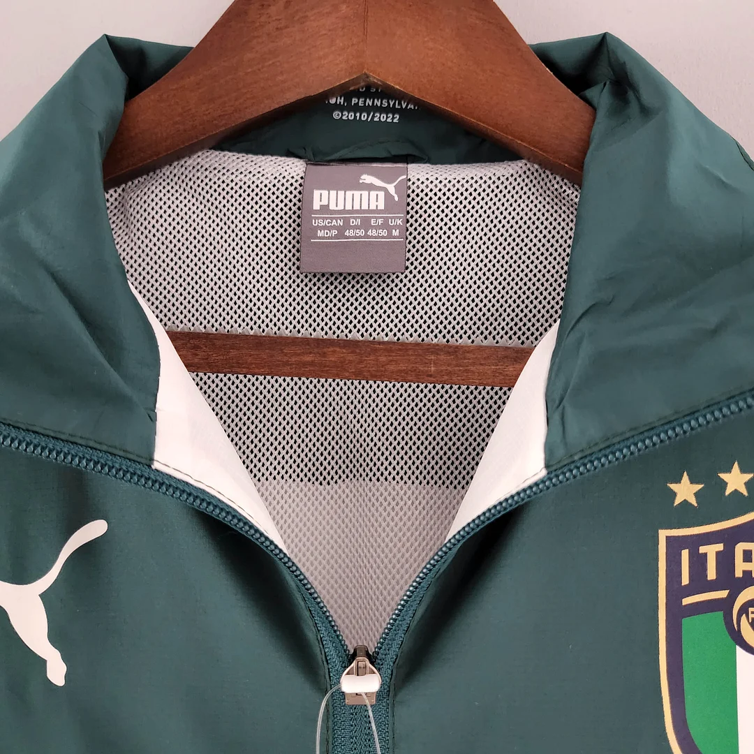 2022 Italy Windbreaker White-Green - gallery