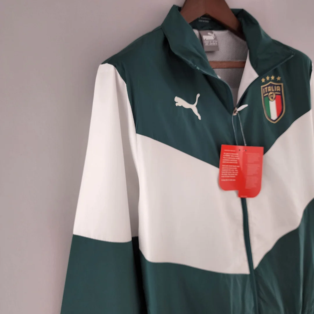 2022 Italy Windbreaker White-Green - gallery