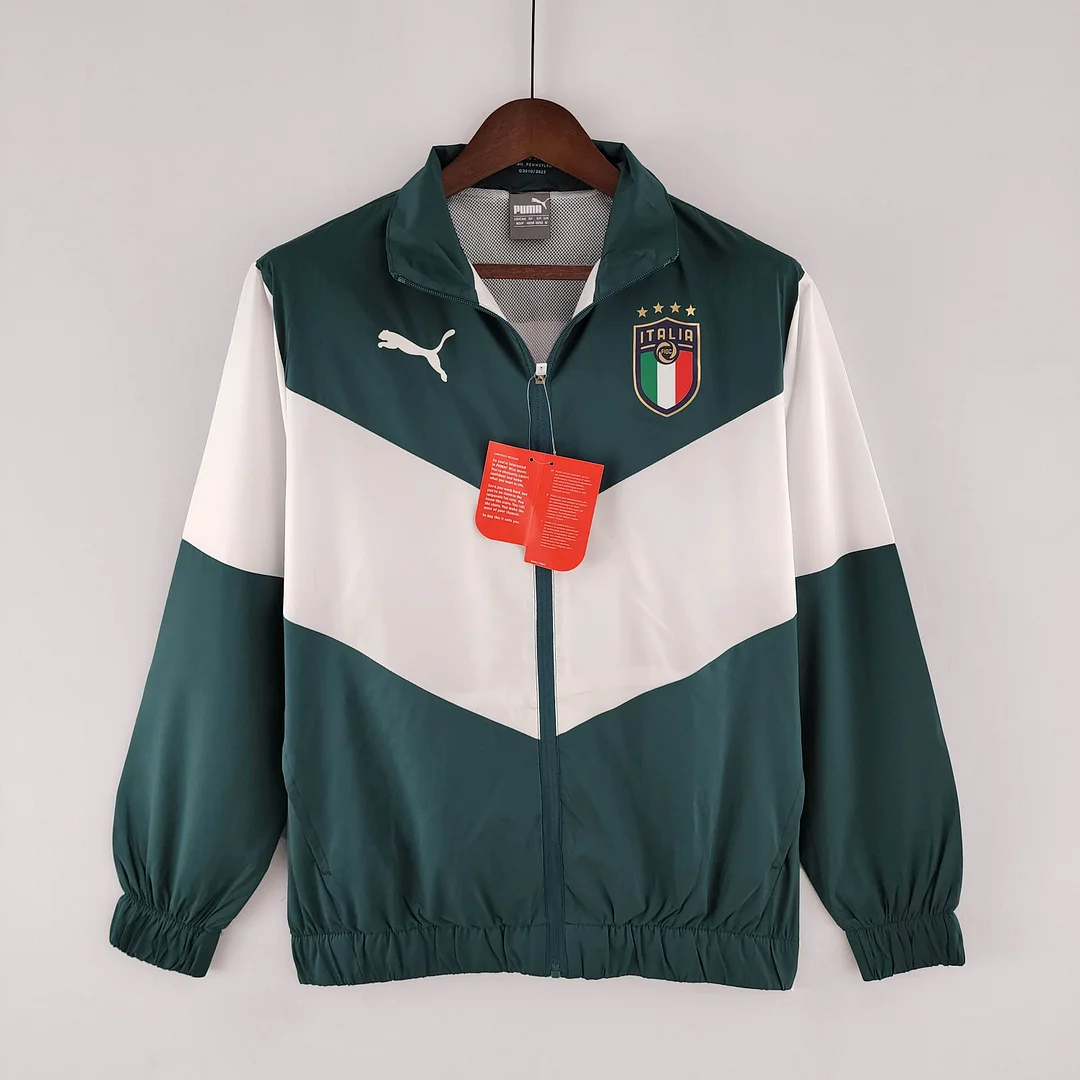 2022 Italy Windbreaker White-Green - gallery