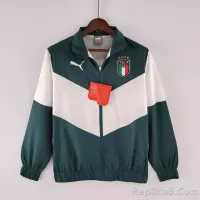 2022 Italy Windbreaker White-Green - view 8