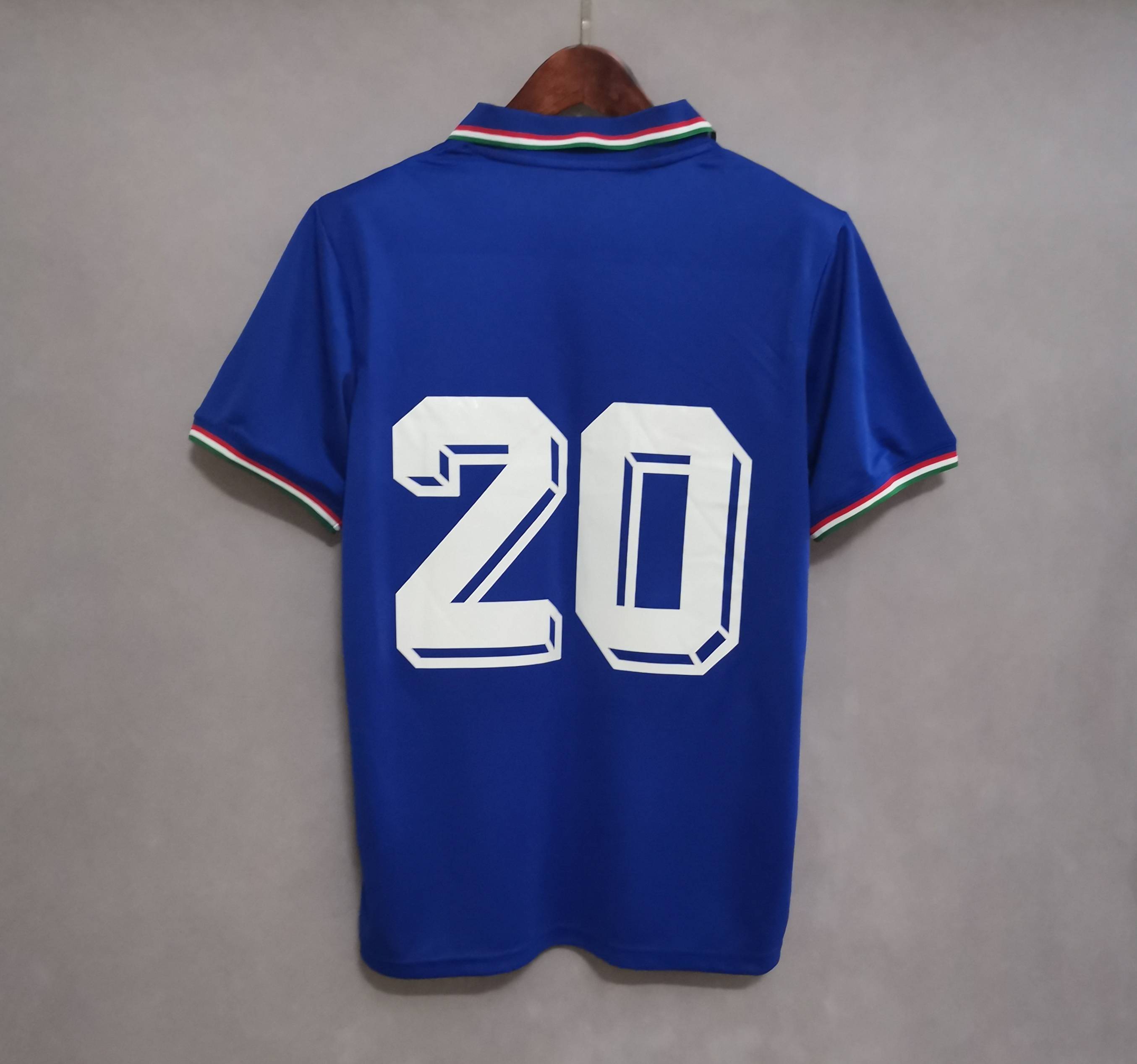 1982 Italy Home World Cup Retro Jersey - gallery