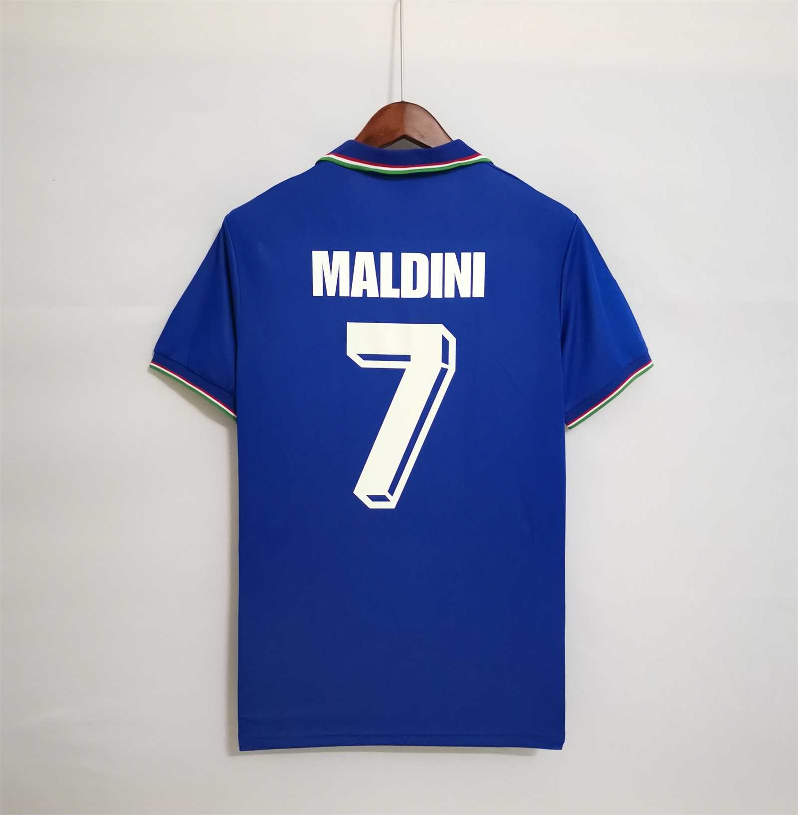 1990 Italy Home World Cup Retro Jersey - gallery