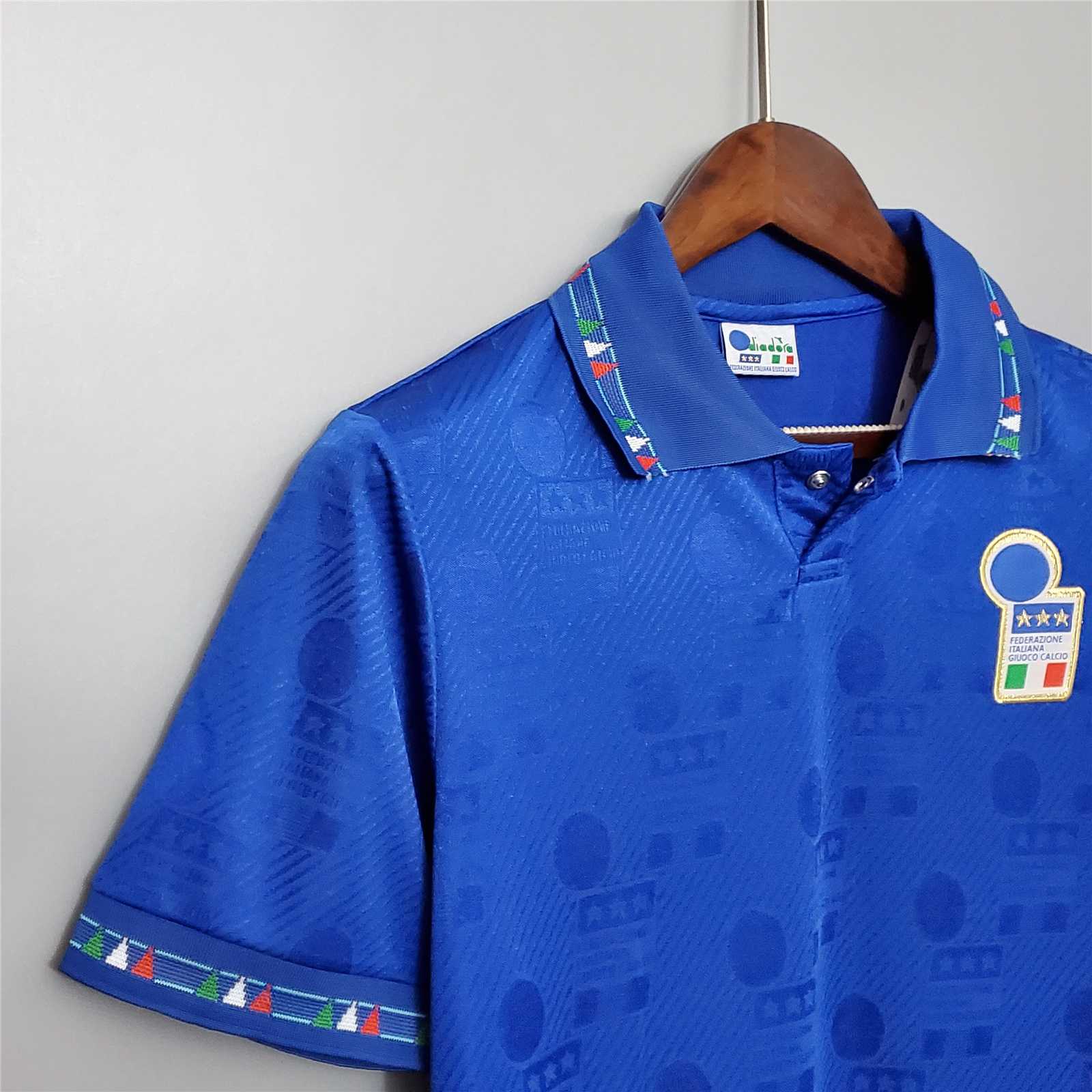 1994 Italy Home World Cup Retro Jersey - gallery