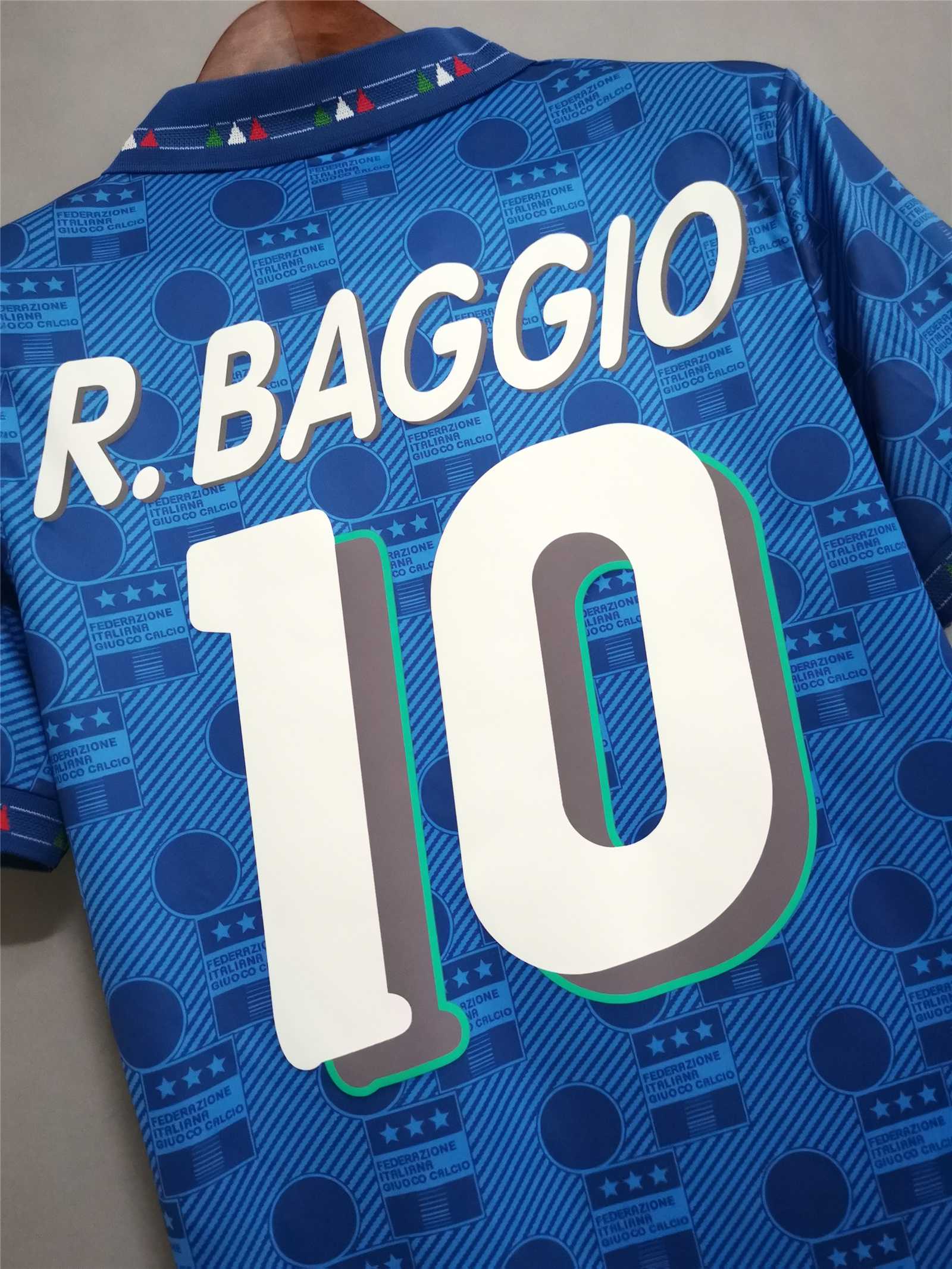 1994 Italy Home World Cup Retro Jersey - gallery