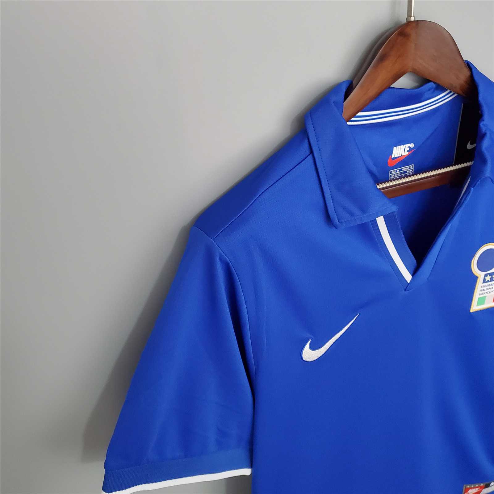 1998 Italy Home World Cup Retro Jersey - gallery