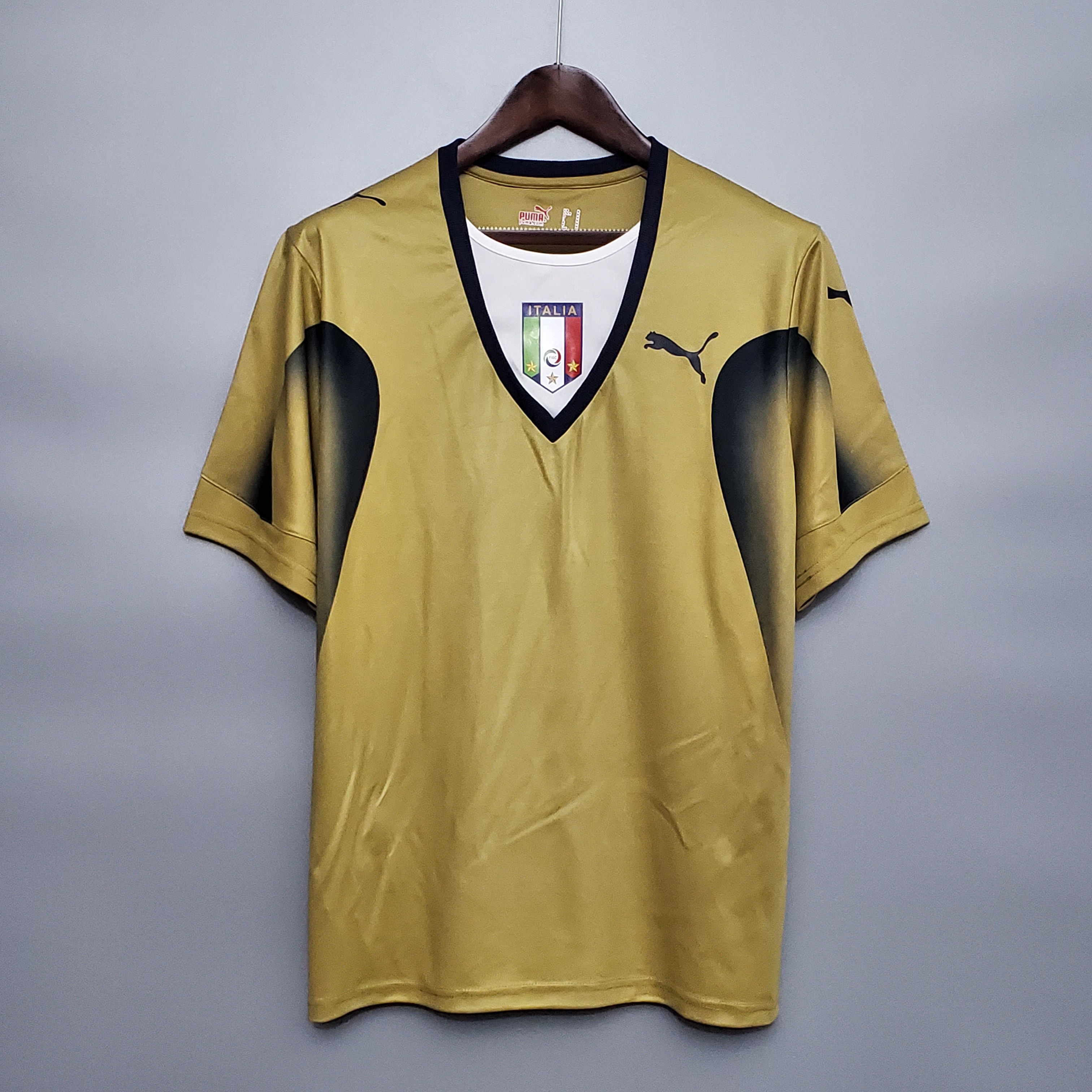 2006 Italy Home World Cup Goalkeeper Retro Jersey - gallery