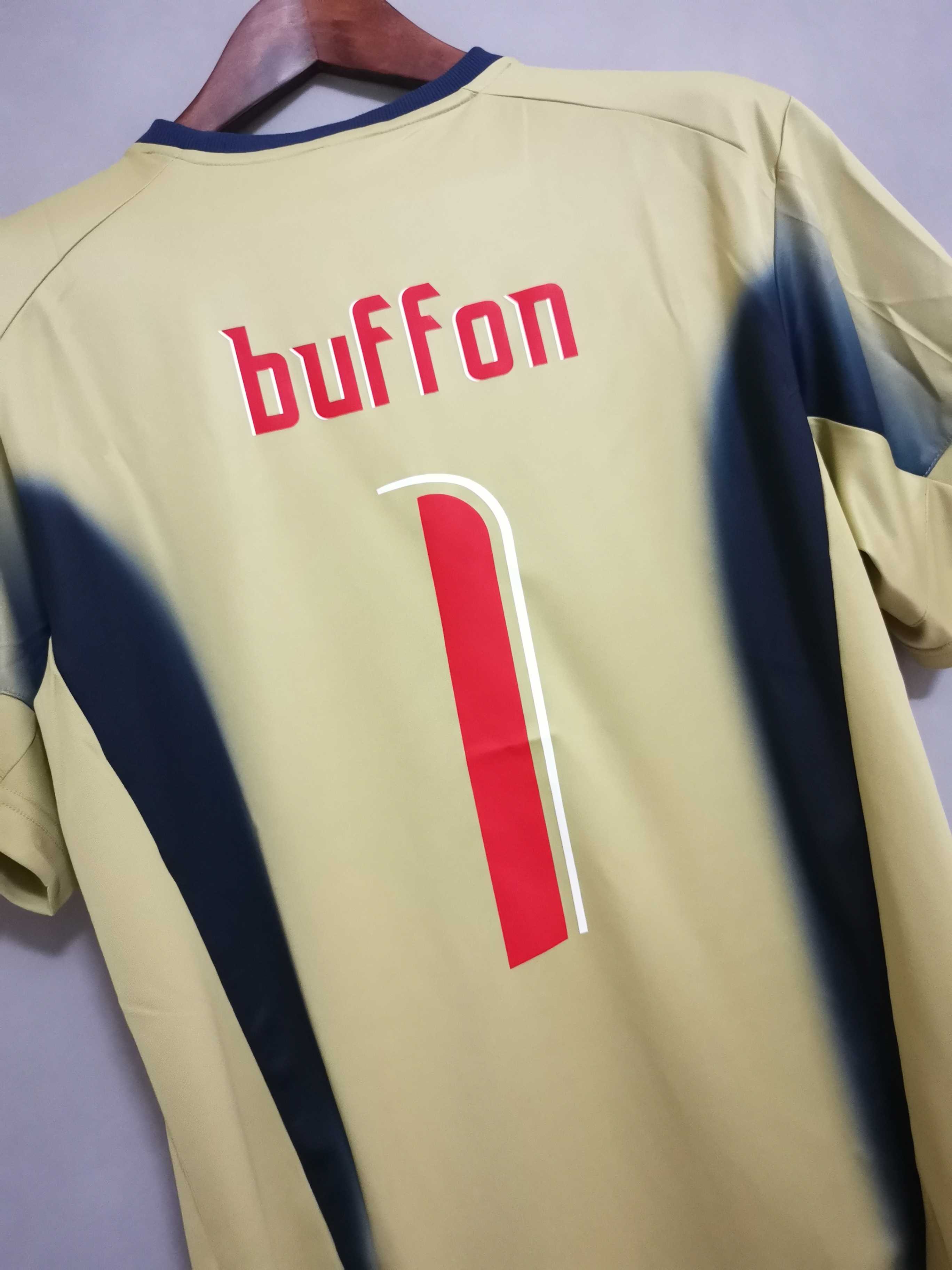 2006 Italy Home World Cup Goalkeeper Retro Jersey - gallery