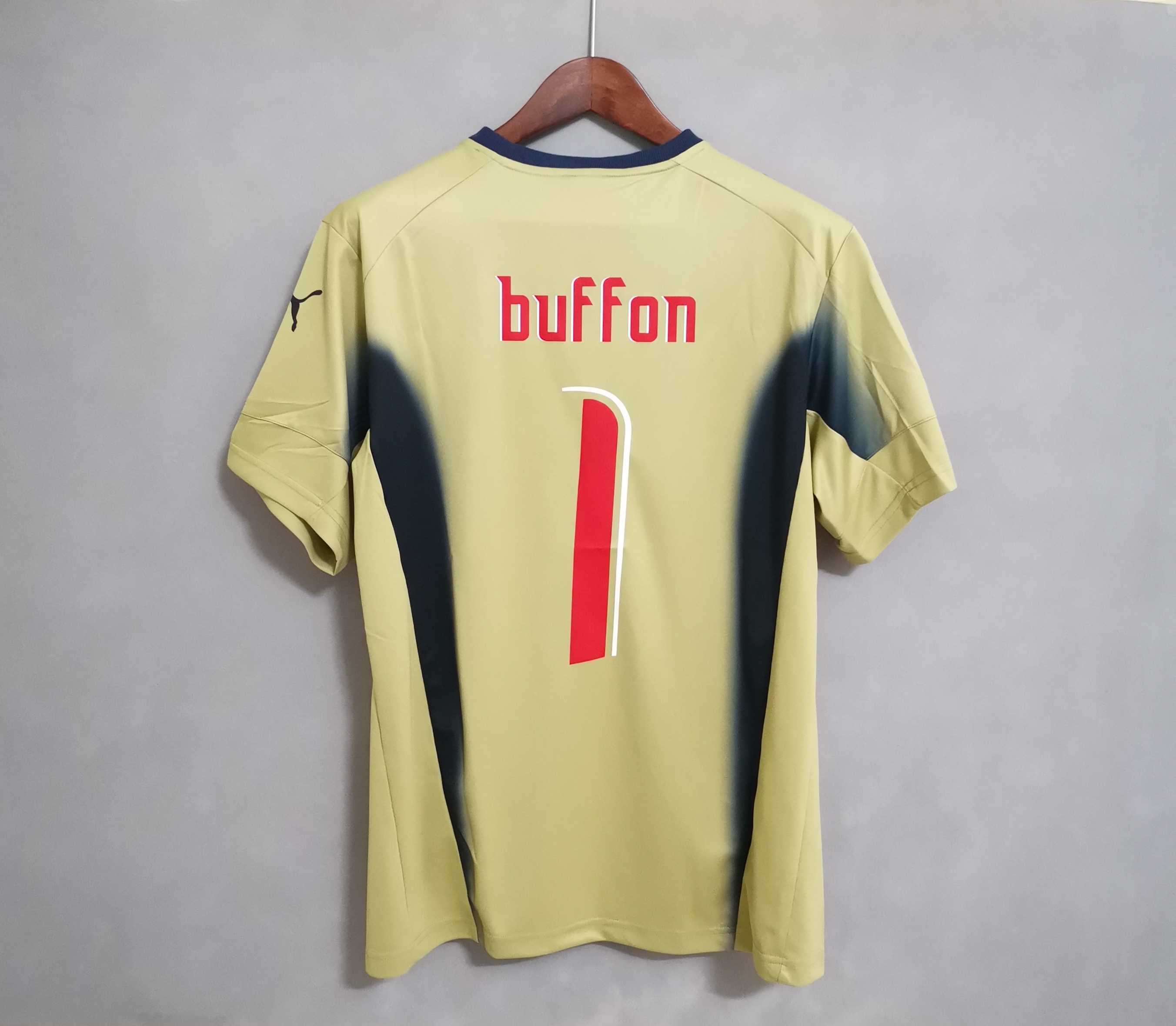 2006 Italy Home World Cup Goalkeeper Retro Jersey - gallery