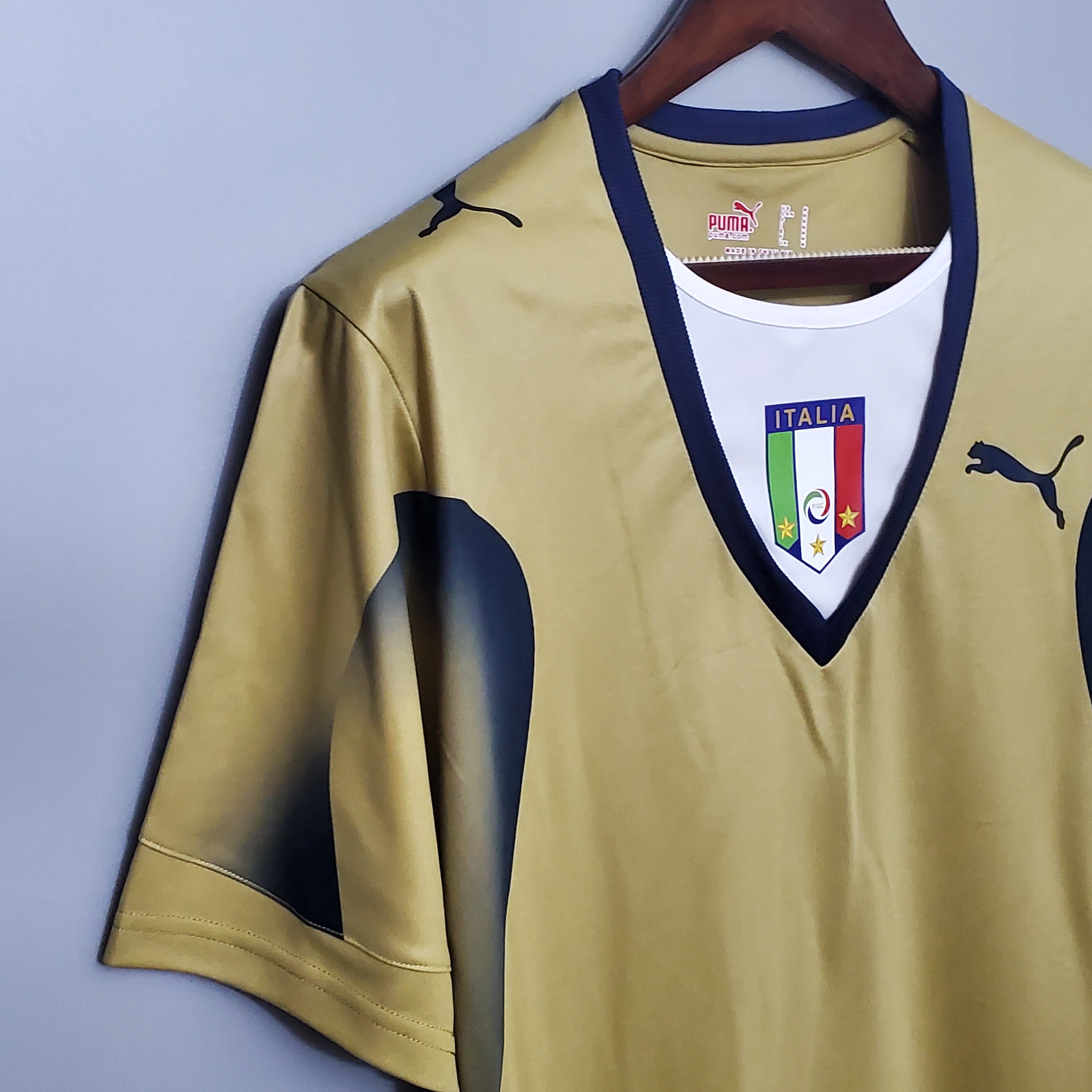 2006 Italy Home World Cup Goalkeeper Retro Jersey - gallery