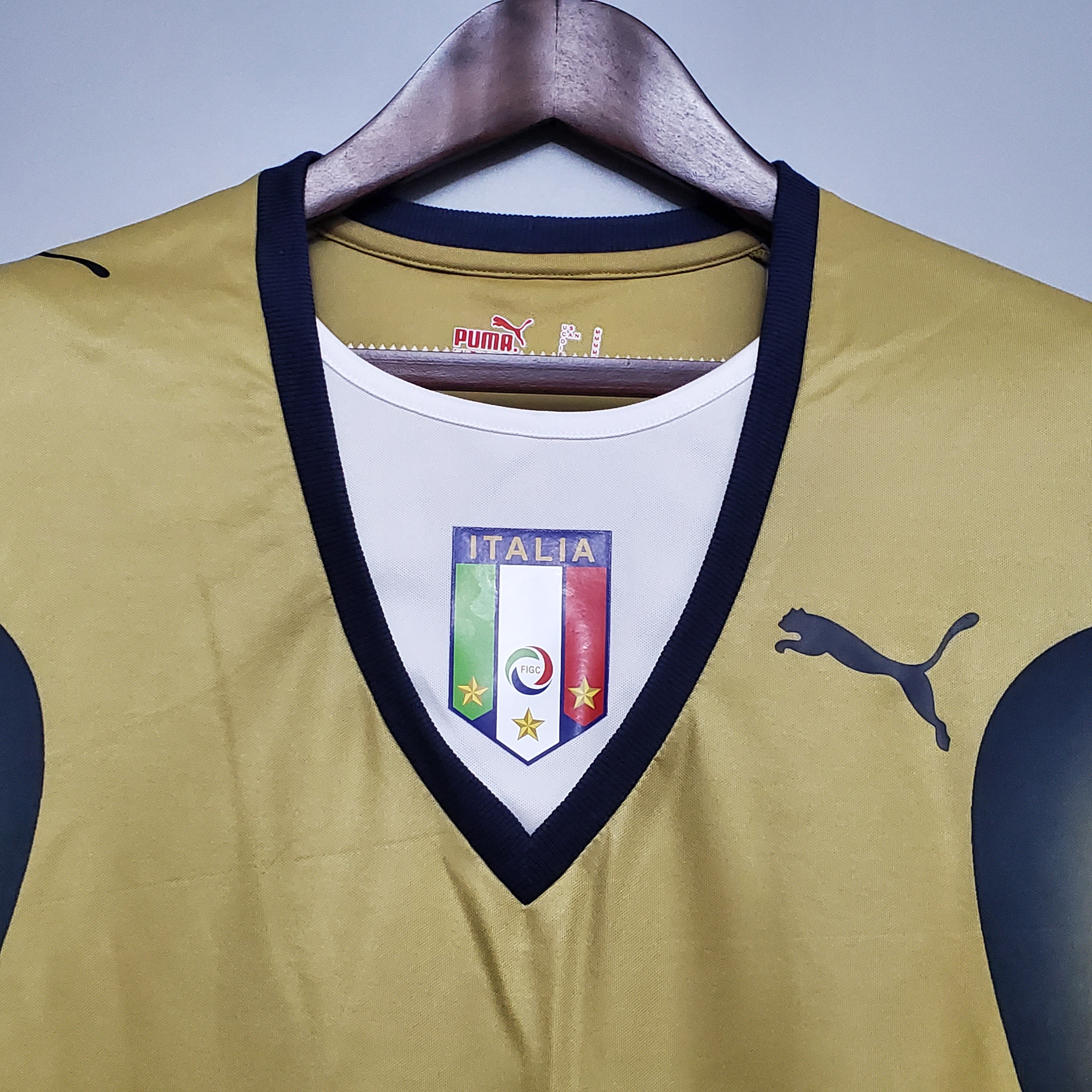 2006 Italy Home World Cup Goalkeeper Retro Jersey - gallery