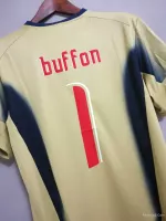 2006 Italy Home World Cup Goalkeeper Retro Jersey - view 6