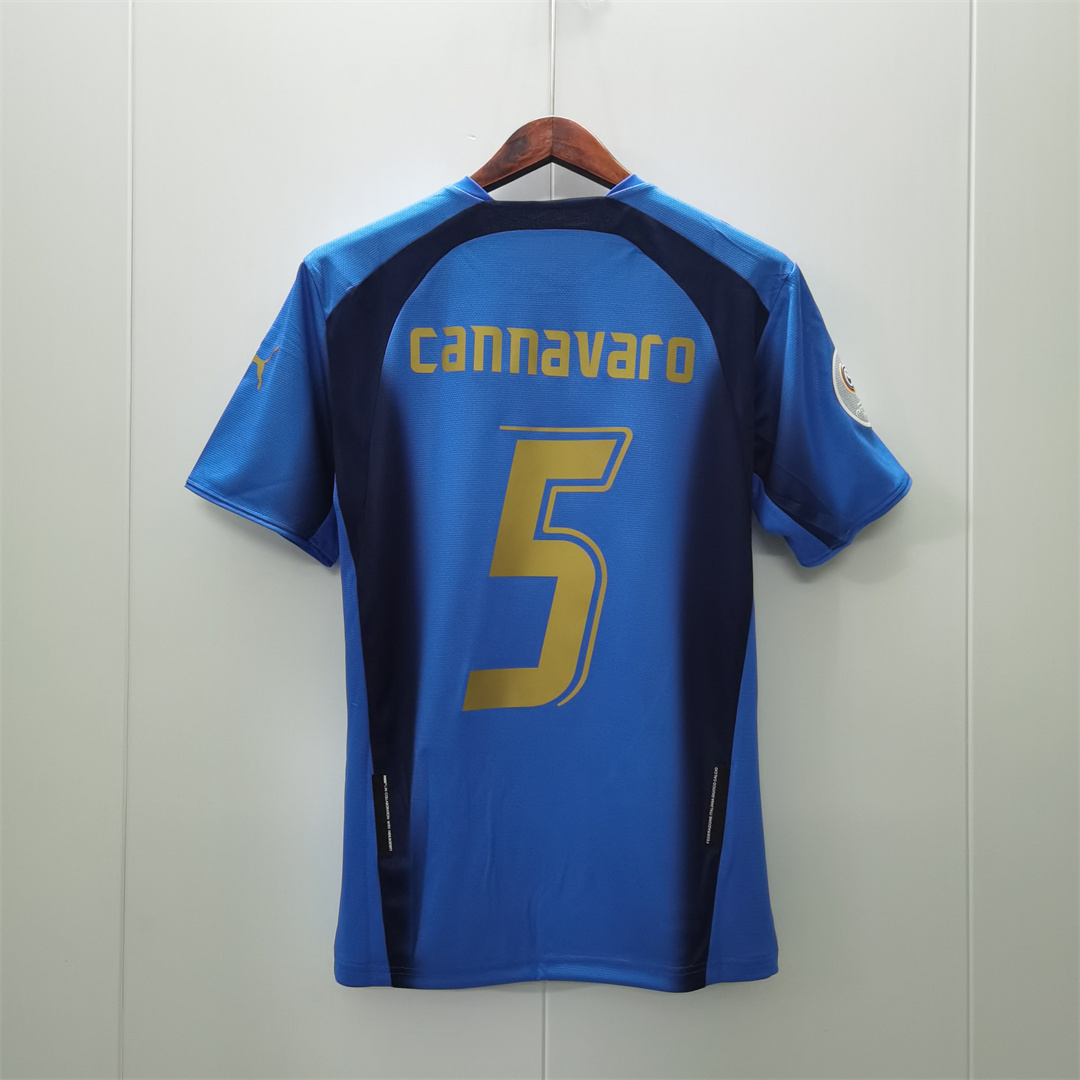 2006 Italy Home World Cup Retro Jersey - gallery