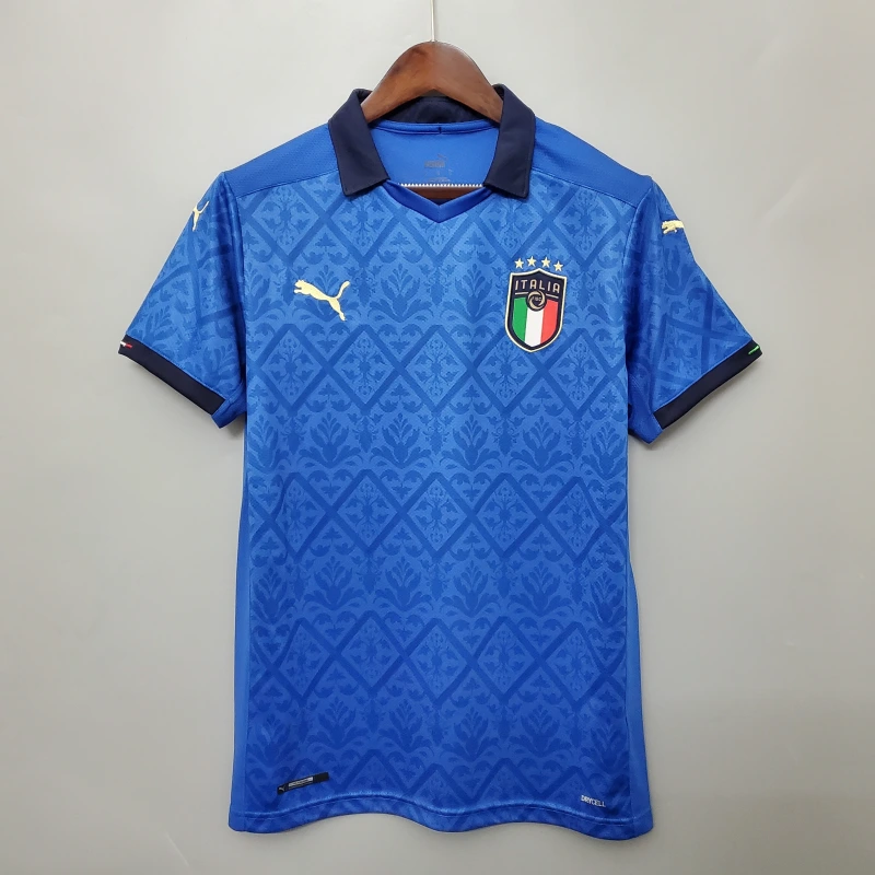2020 Italy Home Euro Cup Retro Jersey