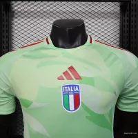25-26 Italy Soccer Jersey Green - view 4