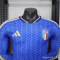 2025-26 Italy World Cup Home Jersey Player Version Long Sleeve - view 10
