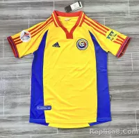 2000 Romania Home Football Retro Jersey - view 1