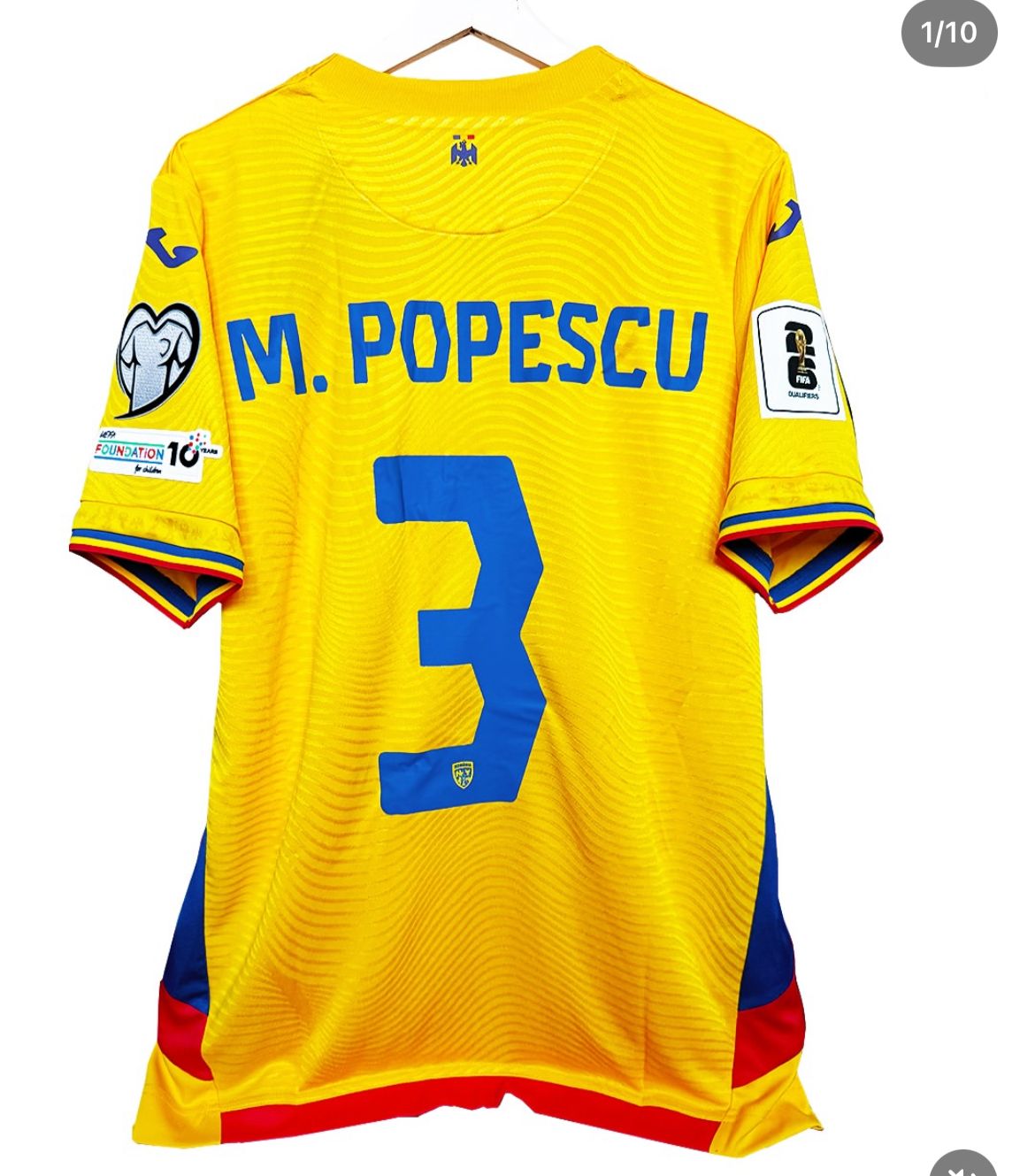25-26 Romania Home Football Jersey - gallery