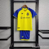 22-23 Al-Nassr Victory Home Kids Kit Jersey+Shorts - view 1