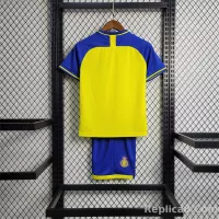 22-23 Al-Nassr Victory Home Kids Kit Jersey+Shorts - view 3