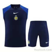 23-24 Al-Nassr Victory Sleeveless Training Kit Top+Shorts - view 1