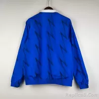 2023/2024 Al-Nassr Reversible Windbreaker（White-Blue）Soccer Jersey 1:1 Thai Quality - view 12