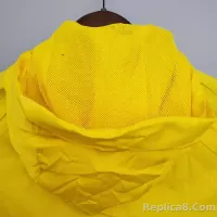 2023/2024 Al-Nassr Windbreaker Navy blue and yellow Soccer Jersey 1:1 Thai Quality - view 3